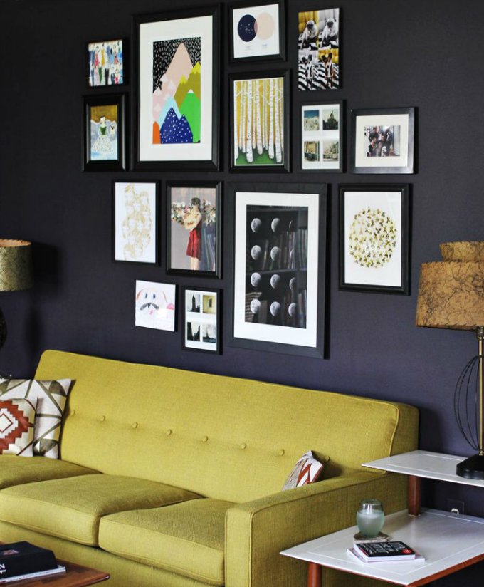6 easy ways to use art in different living room sets