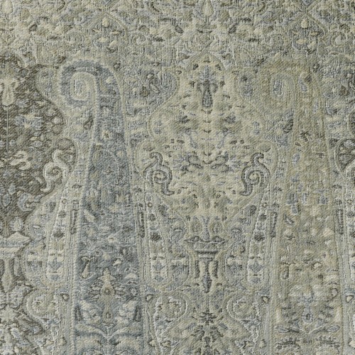 Grey Fabric with Pattern by De Le Cuona