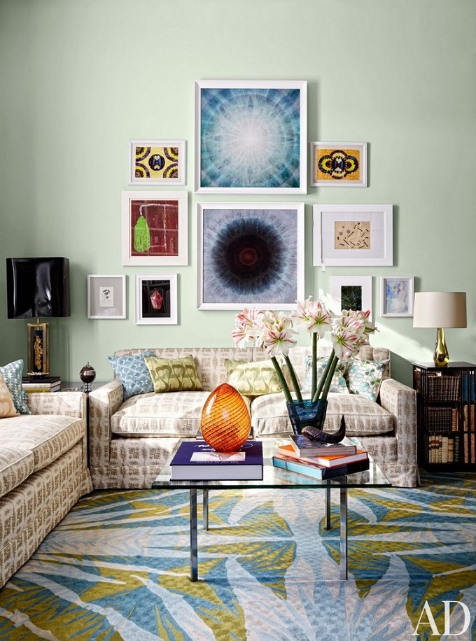 Accent your home with colourful and patterned handcrafted rugs. This here is a beauty!