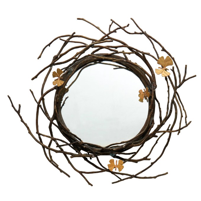 Michael Aram, koket, boca do lobo, modern mirror, luxury homes, wall mirror