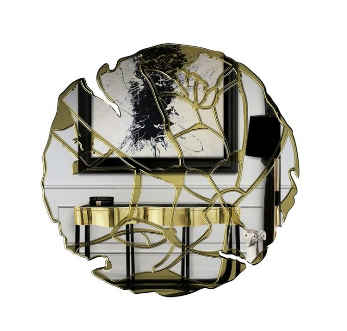 Glance mirror, koket, boca do lobo, modern mirror, luxury homes, wall mirror