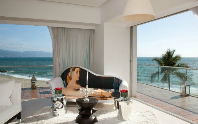 Philippe Starck – Living room with astonishing ocean view for Yoo Hotels and Residences Project