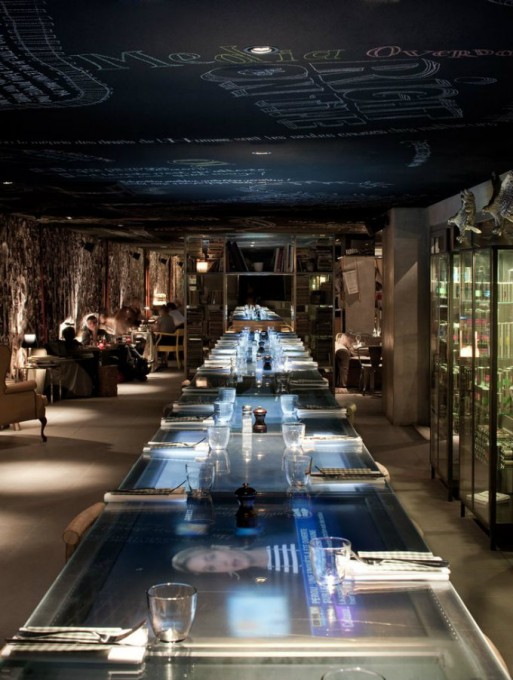 Philippe Starck – Restaurant and bar space of Hotel Mama Shelter